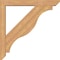 Ekena Millwork Funston Slat Smooth Bracket w/ Offset Brace, Western Red Cedar, 5 1/2"W x 38"D x 38"H BKT0604X38X38FST06SWR - alternate 3